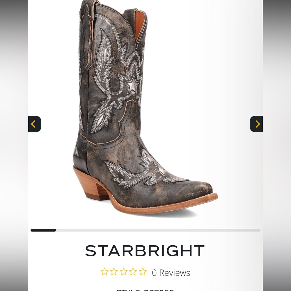 Embroidered Western Cowboy Boots Dan Post